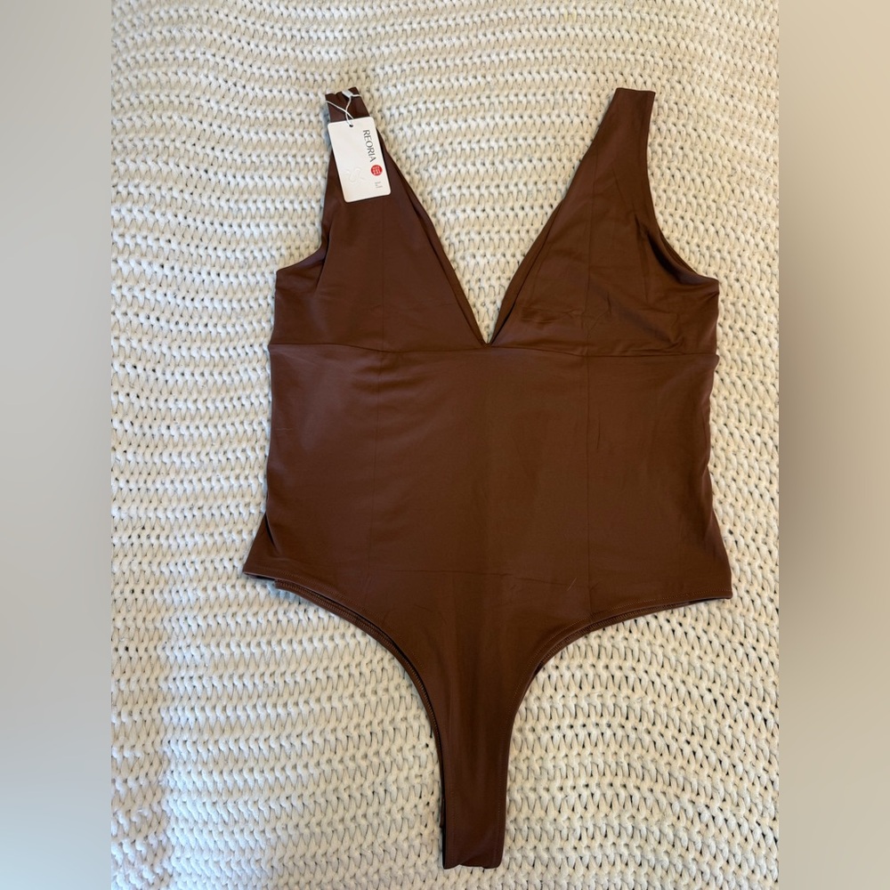 ReoRia Chocolate Brown Bodysuit